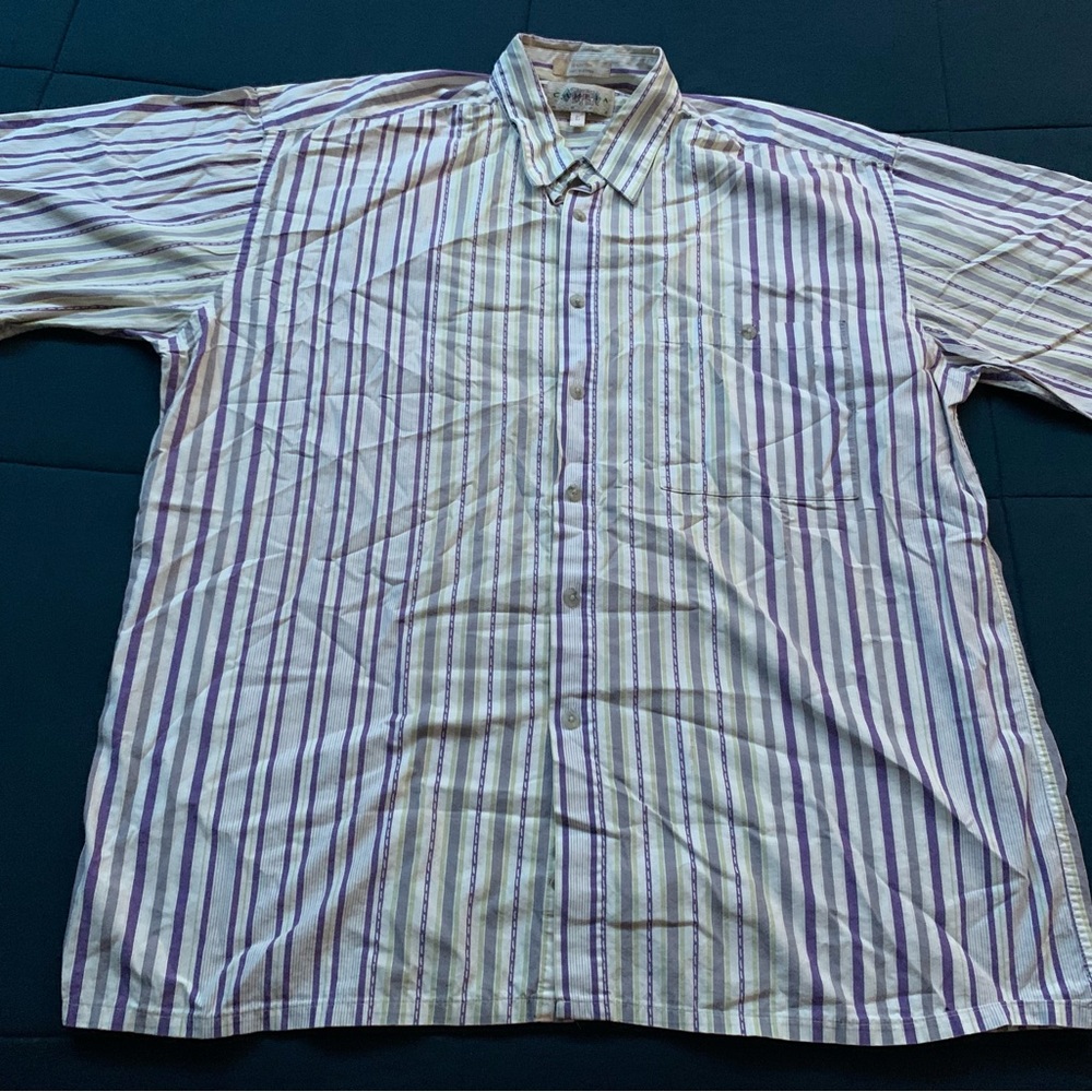 Campia Moda Men’s Button-Down Shirt Size Large